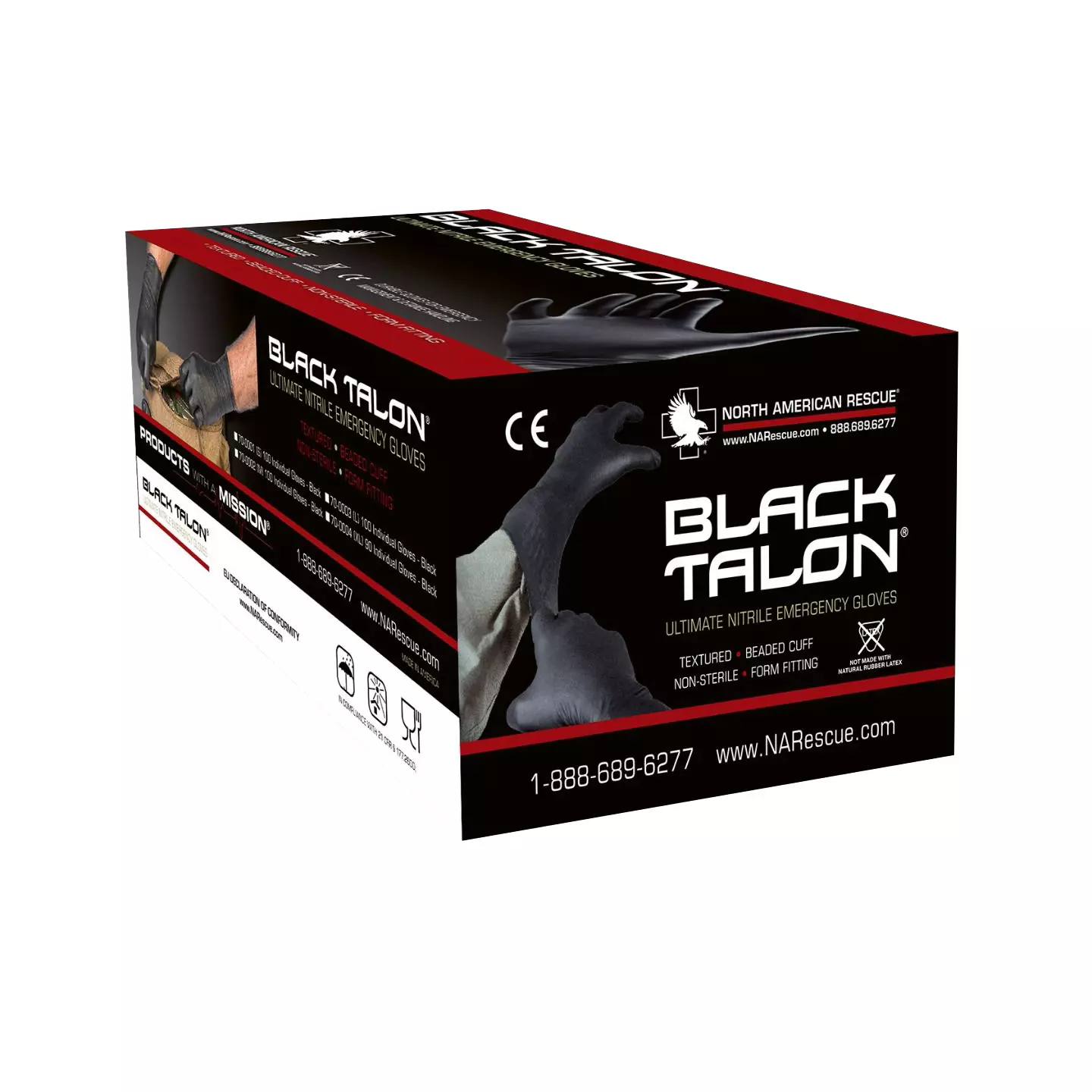 NAR Black Talon® Nitril Einmalhandschuh, - XL, 90 Stk