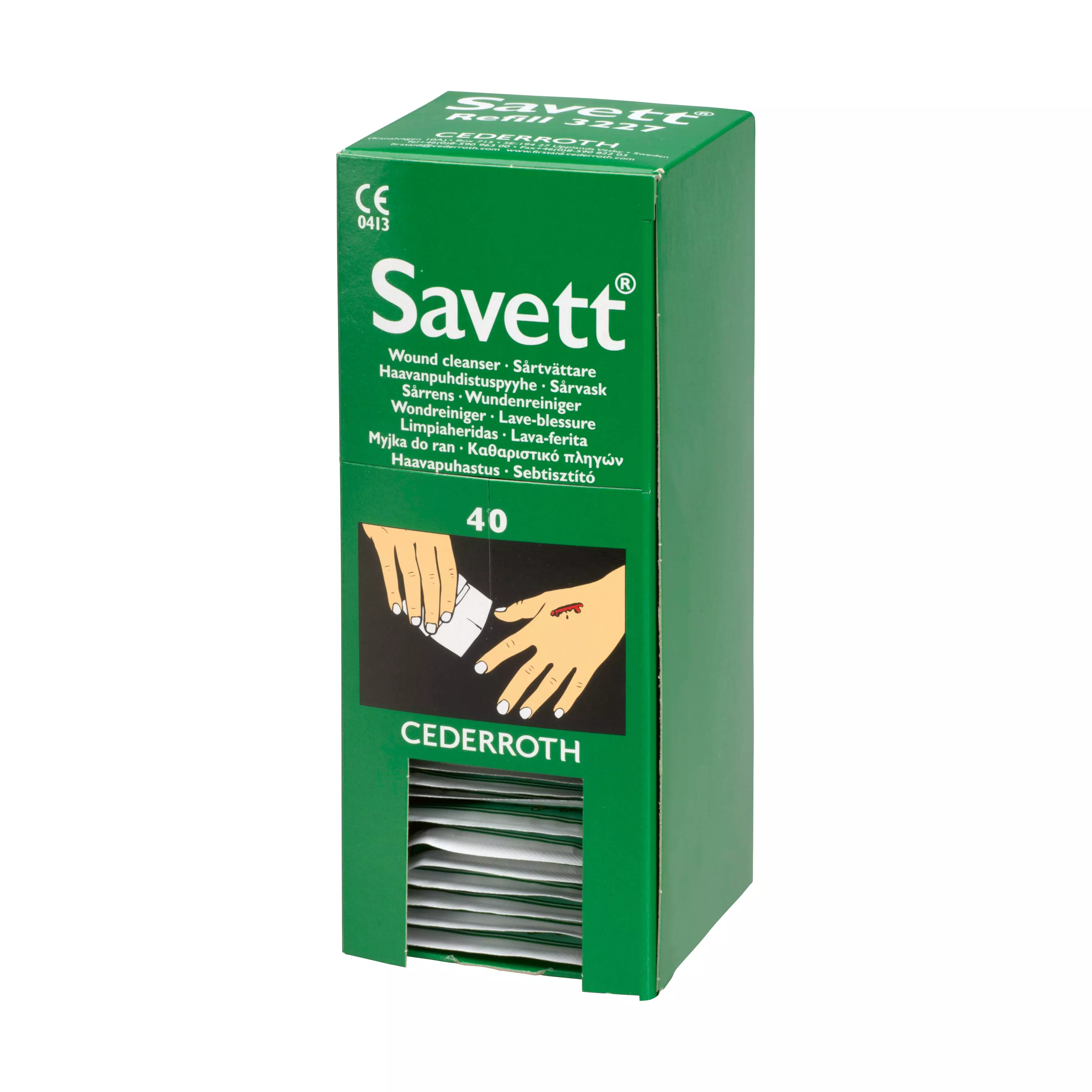 Savett® wound cleansing wipes