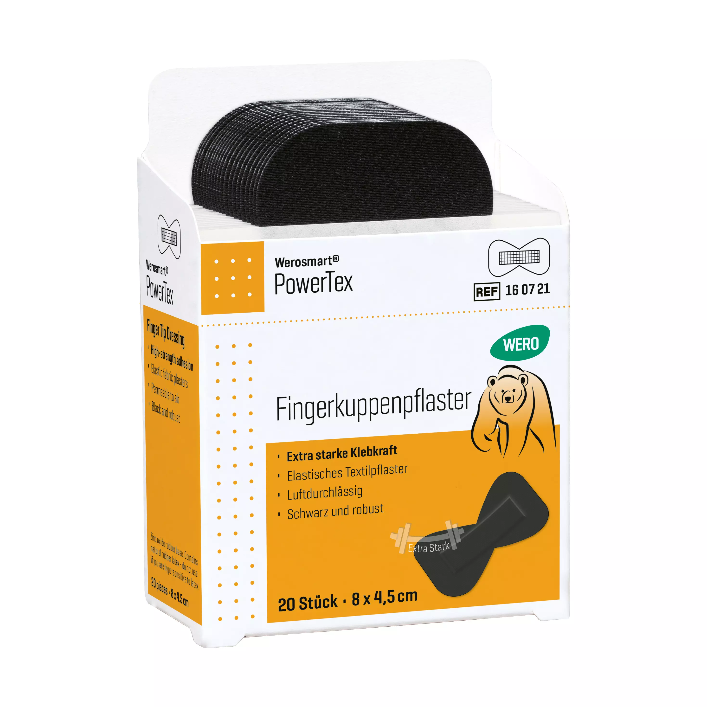 Werosmart® PowerTex plaster dispenser inserts fingertip plasters - 8 cm, insert