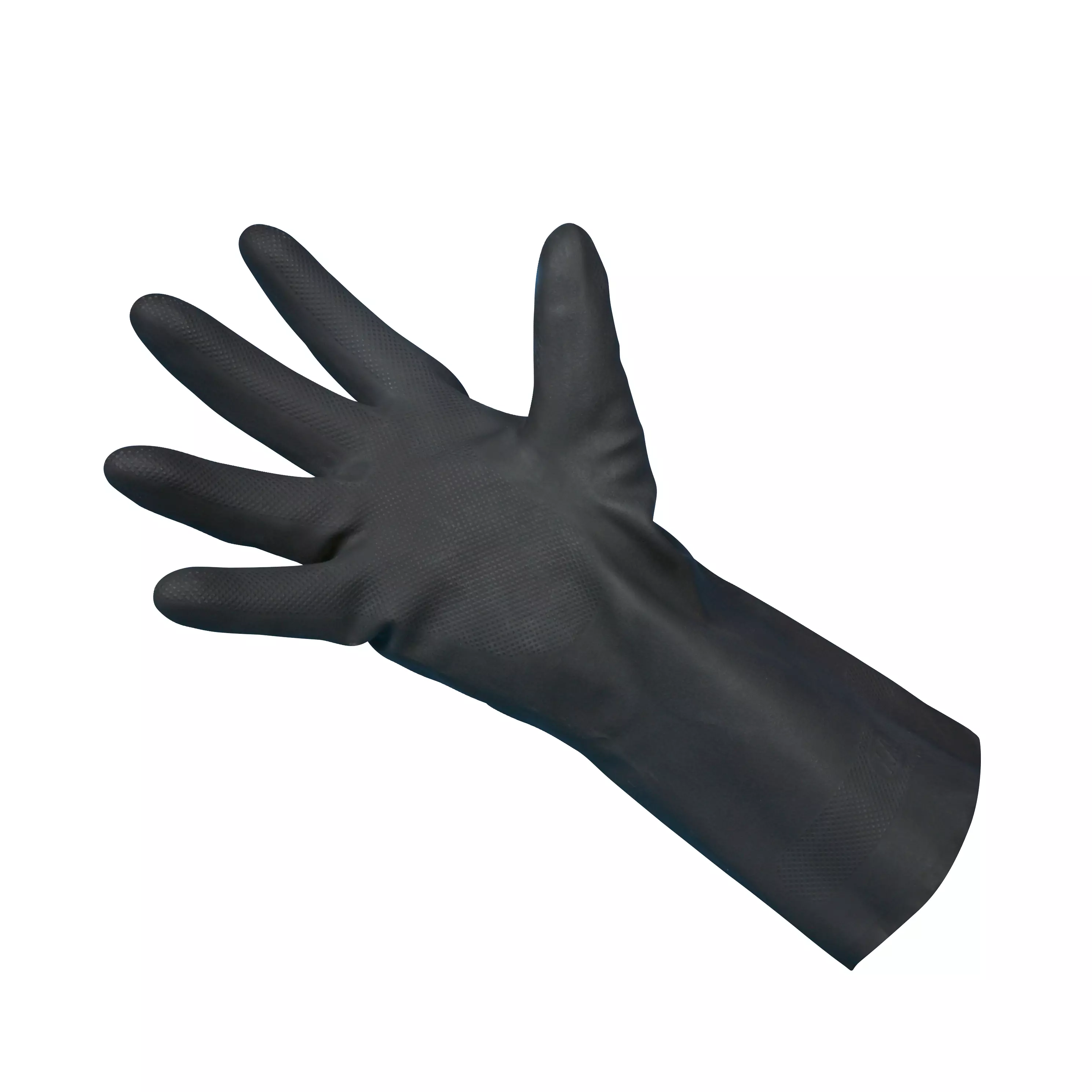 Chemical protective glove Neoprene 30, 12 pairs - Black, 8