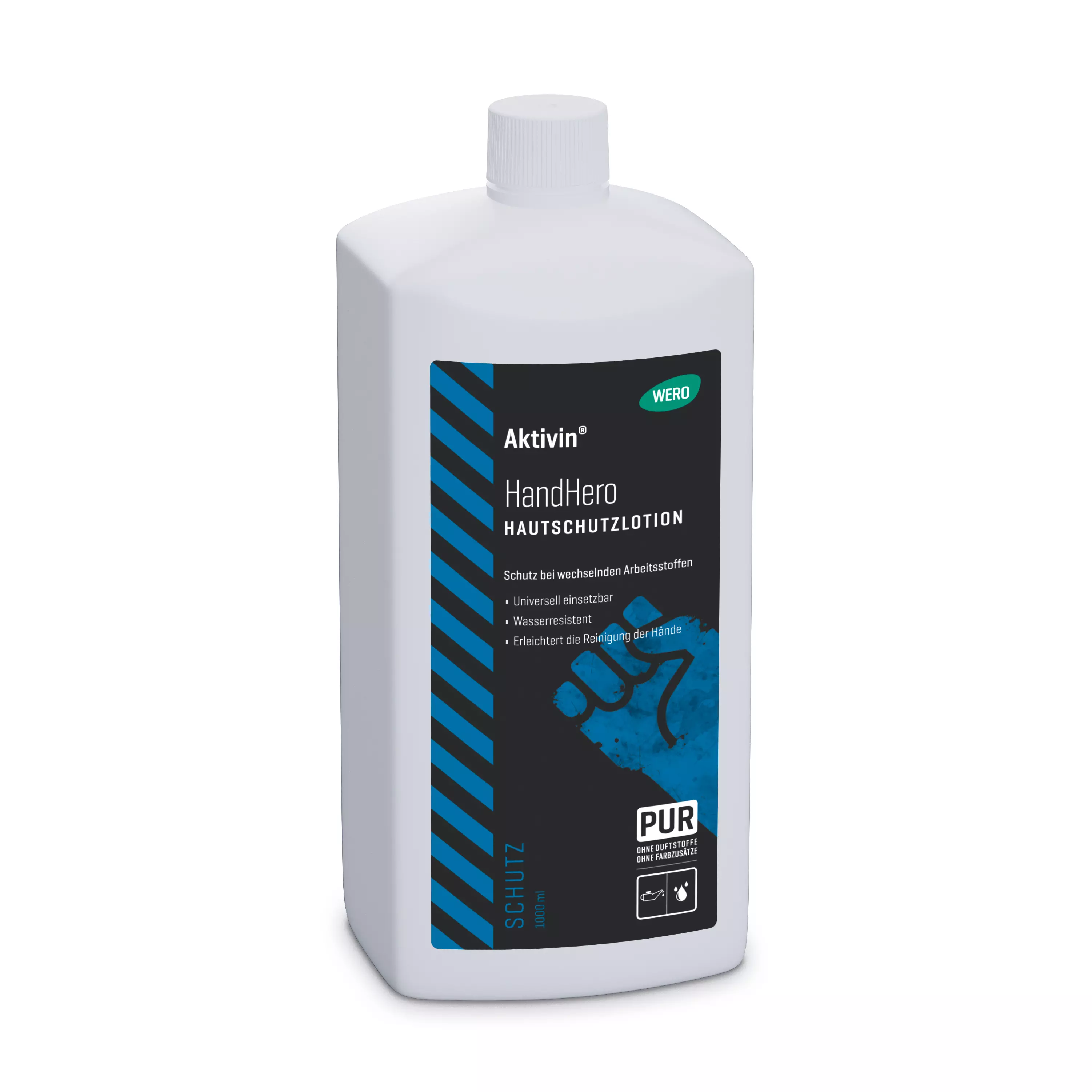Hautschutzlotion Aktivin® HandHero - Euroflasche, 1.000 ml