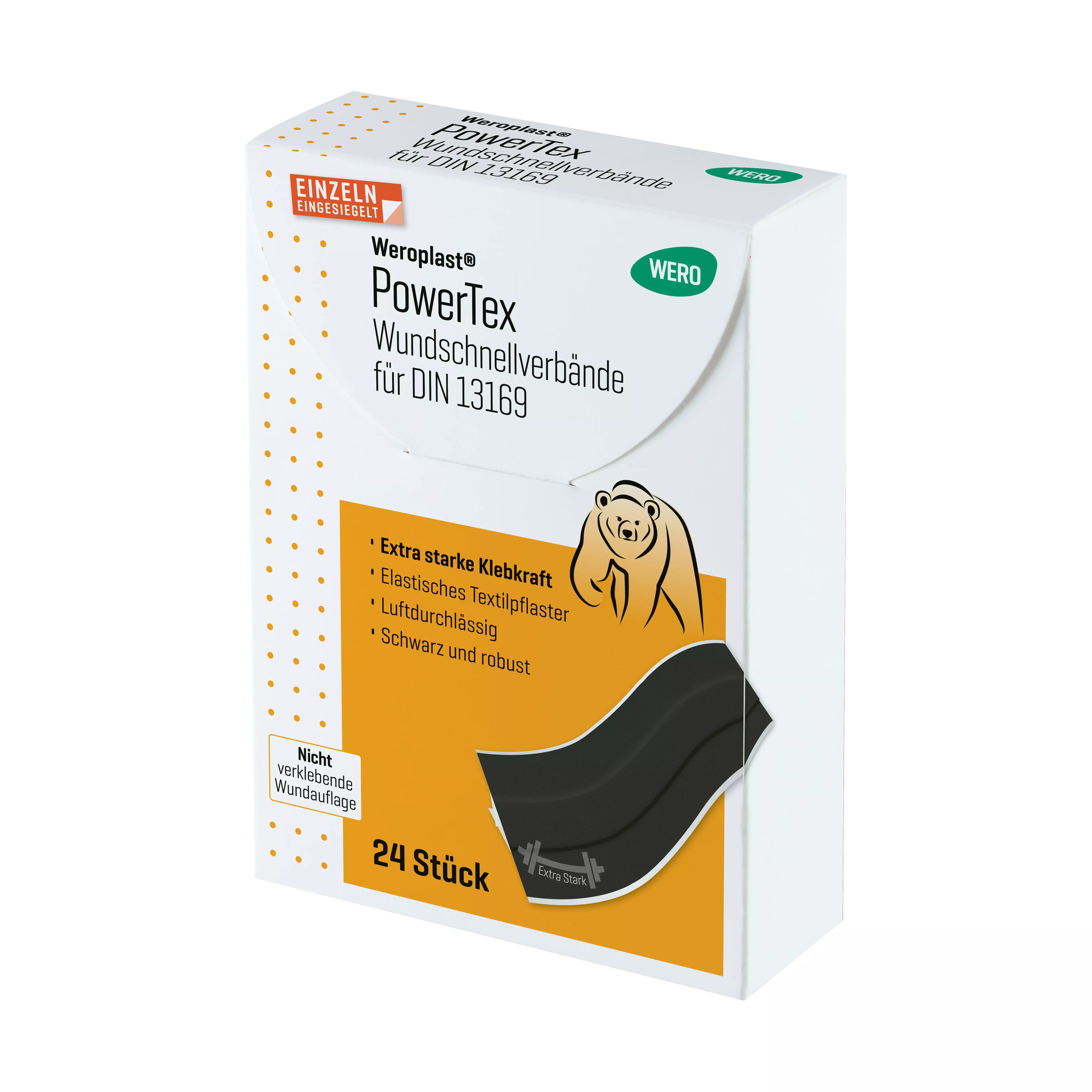 Weroplast® PowerTex plasters - Quick wound dressings DIN 13169